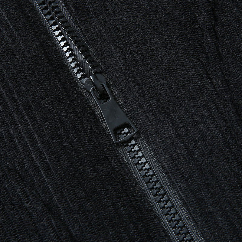 Chamarra de Pana Gruesa para Hombre - Corte Amplio Talla Plus
