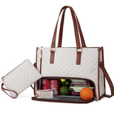 Bolsa para Laptop Lonchera Térmica y Ejecutiva para Mujer - Elegante e Impermeable